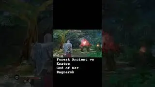 Forest Ancient vs Kratos in God of War Ragnarok. #playstation5 #godofwar #godofwarragnarok