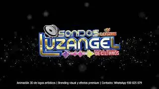 LOGO 3D SONIDOS LUZANGEL #3dmodeling #sonido #animation