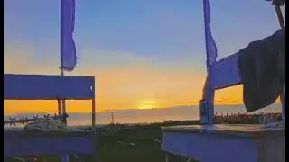 morning 🌄 sunset at bazar's place