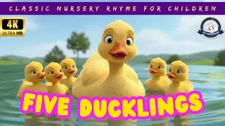 Five Ducklings Went Out One Day | Five Little Ducks | Counting Song for Babies & Toddlers