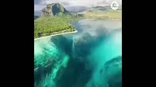 unusual natural anomaly - underwater waterfall illusion | shorts