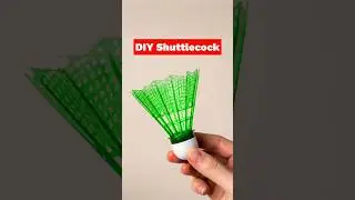 how to make shuttlecock at home | badminton kaise banaen | badminton crock #craft #shuttlecock #diy