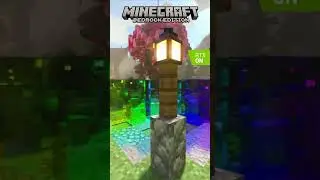 MINECRAFT BEDROCK RTX SHADERS | RAINBOW GLASS