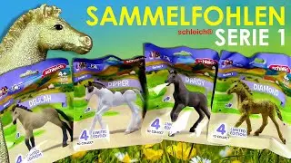 Schleich ® Horse Club ™ Sammelfohlen Serie 1 - Darcy * Delilah * Diamond * Dipper - Unboxing