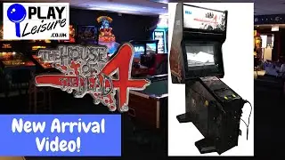 Horror! Zombies! Yup, it's the EPIC The House of The Dead 4 Arcade Machine...