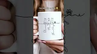 Dog Line Art Gift For Dog Lovers | Personalized Mug