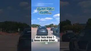 Driver Gets WRECKED By Tesla | TOTALS 2 CARS 😱