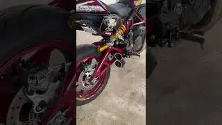 Indian FTR 1200 Toce Exhaust Razor tip at idle and few revs #indianftr #ftr1200 #toceperformance