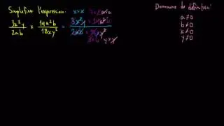 Multiplier deux fractions si ces termes sont des monômes de plusieurs variables