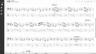 Red Hot Chili Peppers - Porcelain (BASS TAB PLAY ALONG)
