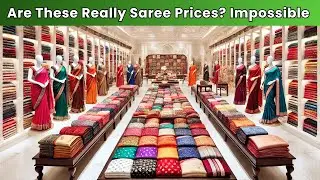 Are These Really Saree Prices? Impossible! 😲 | Silk Saree Manufacturers In Surat | saree wholesale