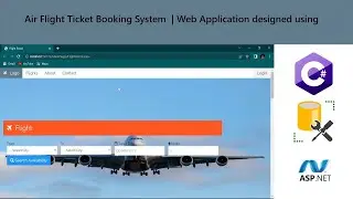 Air Flight Ticket Booking System  | Web Application designed using ASP.Net ,C#, SQL|Clever Learning