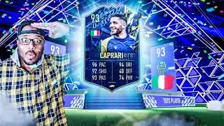 This guy is absolutely insane! FIFA 22FUT TEAM OF THE SEASON | FIFA Player Review Gianluca Caprari ✨