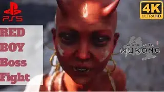 Red Boy Boss Fight #Black myth WUKONG [4K 60FPS] gameplay (Hindi) #Ps5 Part-1