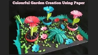 Tiny Paper Plant | Paper Craft | Talent #paperplant #umaCreation #PaperCraft #Garden #colourful