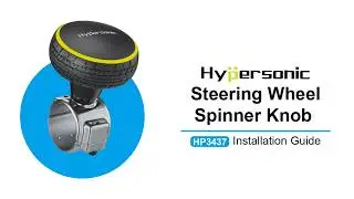 【Hypersonic】HP3437 Steering Wheel Spinner Knob Installation Guide | 方向盤轉向球安裝教學