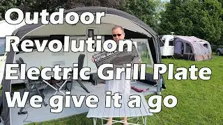 Outdoor Revolution Electric Grill Plate - We give it a try.