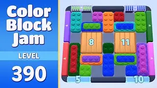 Color Block Jam Level 390 | Every Puzzle Solved! 🎯
