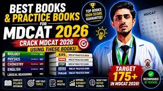 Best Books and Practice books for MDCAT 2025 Preparation | Crack MDCAT 2025 Using these Books #mdcat