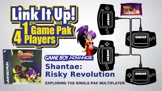 GBA Single-Pak Link - Shantae Advance: Risky Revolution (2025) Battle Mode Multiplayer #LinkItUp