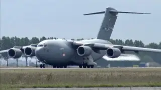 [4K] Stunning Plane Spotting at Amsterdam Airport Schiphol | C17, B747, B777, A330 & More
