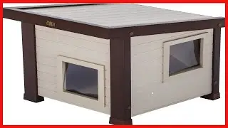 ecoFLEX Albany Outdoor Feral Cat House, Multicolor