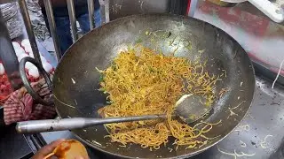 Roadside Spicy Double Egg Chicken Noodles Recipe | Double Egg Chicken Noodles | Plate Meal