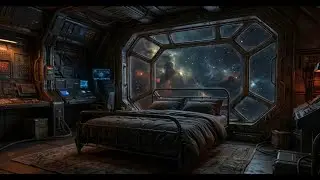 24/7 Sleep Pod 🌌 Brown Noise in Space | Deep Sleep, ADHD Relief & Anxiety Calm