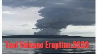 TAAL VOLCANO ERUPTION 2020 (Ashfall at Laguna)