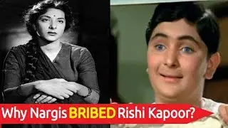 Nargis Bribed Rishi Kapoor On Shree 420 Sets