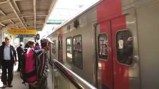 Korail Line 1 train arriving at Soyosan