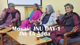 A Brief Introduction to Jayati Ghosh, Vrinda Grover & Nivedita Menon by Ayesha Kidwai at JNUTA Adda
