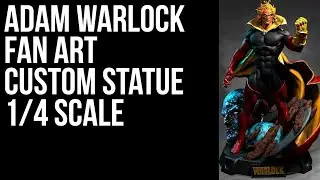 HTC - Cortes Review: Adam Warlock Fan Art Custom Statue 1/4 Scale