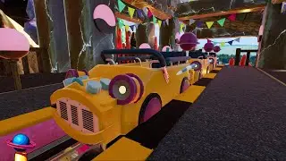 Candy Mountain Mayhem Coaster POV - Planet Coaster 2