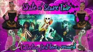 melissajdiamonds avakin life collecting first reward at Skate n' Scare Fair for five bone piles