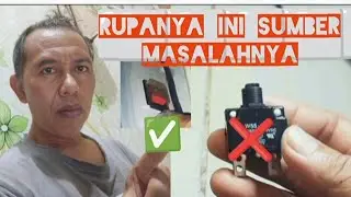 Cara memperbaiki sendiri pompa air satelit yang tidak keluar air.