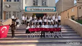 Aynur Yüksel 15 Temmuz İlkokulu 2/B Sınıfı 18 Mart Çanakkale Zaferi gösterisi