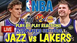 UTAH vs LA LAKERS NBA REGULAR SEASON 2025-26 I PLAY-BY-PLAY REACTIONS & PLAYERS STATISTICS