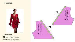 Molde vestido cruzado mujer: F&aacute;cil, elegante y personalizado 👗🧵