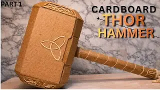 How to make Thor hammer with cardboard 😱 | cardboard thor hammer (Mjolnir) | diy thor hammer at home