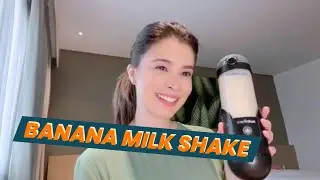 Banana Milk Shake using Nutrihero Portable Blender