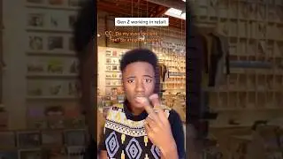 Gen Z working in retail 😭😭 #skit #comedy