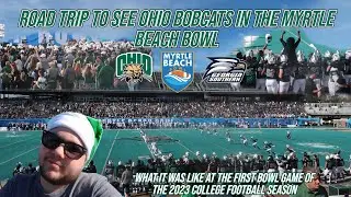 Road Trip to the Myrtle Beach Bowl to Watch the Ohio Bobcats: Sports Vlog #108