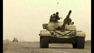 Iraqi Army T-72 MBT Live Fire