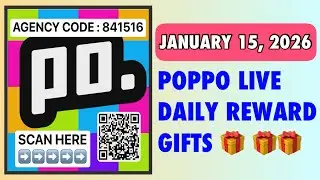HIRING POPPO LIVE APP | JAN 15, 2026 DAILY REWARD GIFTS 🎁