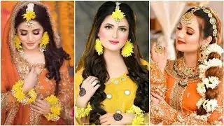 Most Beautiful Flower Jewelry For Haldi & Mehndi | Fresh flower jewellery for mehndi bride