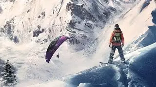 STEEP- INSANE WING SUIT STUNT!  EXTREME STEEP STUNT