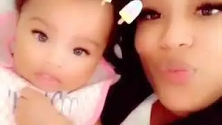 Jessica Dime and her baby Blessing 😍😍