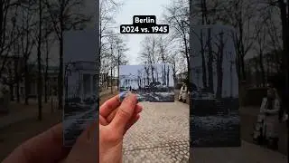 THEN & NOW &ndash; Berlin: History Berlin old photo #berlin #timetravel #ww2 #history