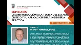 Seminar | An introduction to critical state theory and its use in engineering practice | Part 2